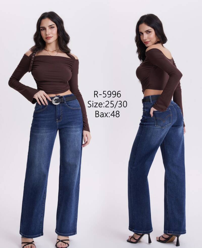 Spodnie damskie jeansy Roz 25-30, 1 Kolor Paczka 12 szt